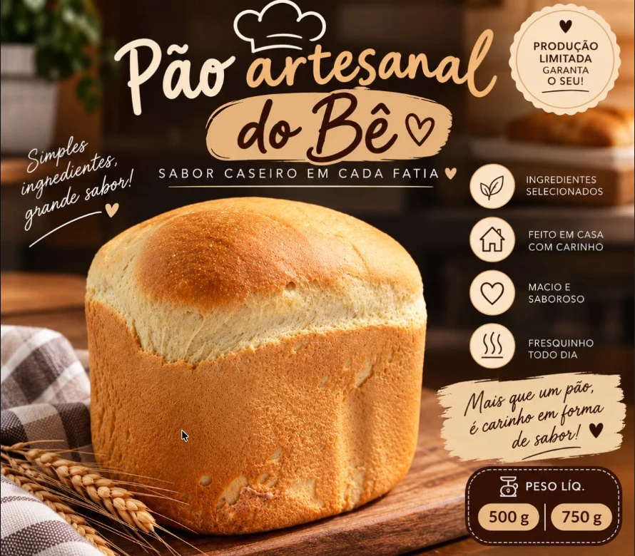Pão de fermentação natural